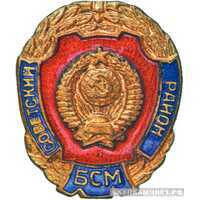  Знак Бригады содействия милиции Советсткого района г. Москвы, фото 1 