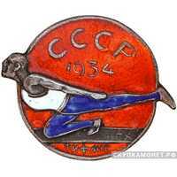  Знак участника первенства СССР по гимнастике, спортивные знаки и жетоны, фото 1 