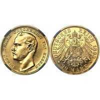  20 марок Эрнст Людвиг. Гессен. 1893 год., фото 1 