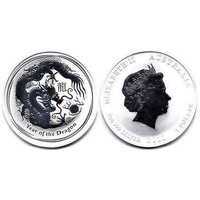  1 доллар Елизавета II. Лунар. Год дракона. 2012 год, фото 1 