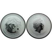  2 доллара Елизавета II. Лунар. Год Дракона. 2012 год, фото 1 