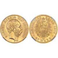  20 марок Альберт. Королевство Саксония. 1874-1878, фото 1 