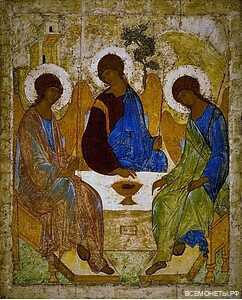  Икона Троица(Рублёв) 15 век, фото 1 