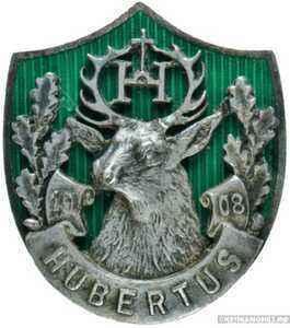  Знак Балтийского охотничьего общества «Hubertus», фото 1 