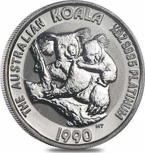  25 долларов 1989-1990 годов, Австралийская коала, фото 2 