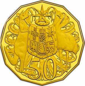  50 центов 2013-2018 годов, Австралийский герб, фото 2 