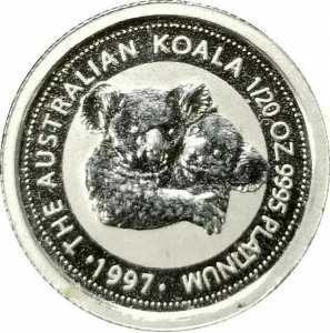  5 долларов 1996-1997 годов, Австралийская коала, фото 2 