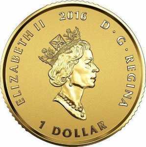  1 доллар 2016 года, 90-летие королевы Елизаветы II, фото 1 