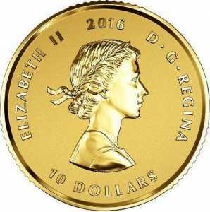  10 долларов 2016 года, 90-летие королевы Елизаветы II, фото 1 