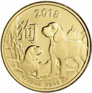  5 долларов 2018 года, Год собаки - Королевский монетный двор, фото 2 