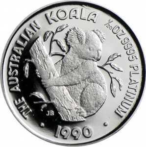  5 долларов 1990-1991 годов, Австралийская коала, фото 2 