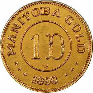  1 доллар 1898 года, Золото Манитобы, фото 2 