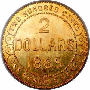  2 доллара 1865 года, фото 2 