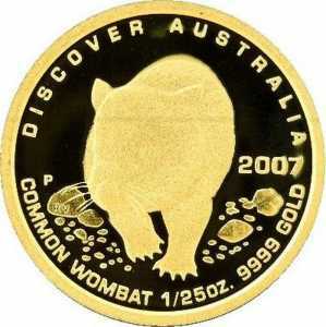  5 долларов 2007 года, Обыкновенный вомбат, фото 2 