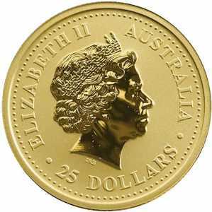  25 долларов 2005 года, Год петуха - цветная, фото 1 