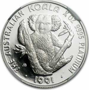  25 долларов 1991-1992 годов, Австралийская коала, фото 2 
