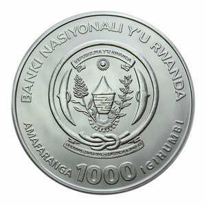  1000 Франков 2007 года, Африканский слон, фото 2 