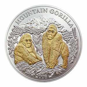  1000 Франков 2008 года, Горилла, фото 1 