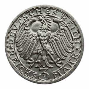  3 марки 1928 года, Наумбург, фото 2 