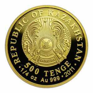  500 Тенге 2011 года, Филин, фото 2 