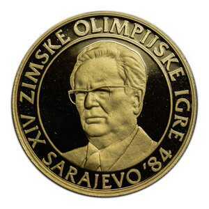  5000 Динар 1983 года, Олимпиада в Сараево, фото 1 