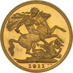  1 Соверен 1911-1928 года, Регулярный выпуск, фото 2 