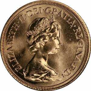  1 соверен 1974-1984г, Святой Георгий с драконом, фото 1 