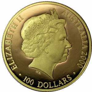 100 Долларов 2000 года, Олимпийский огонь, фото 1 