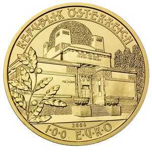  100 Евро 2004 года, Венский модерн - Дом сецессиона, фото 1 