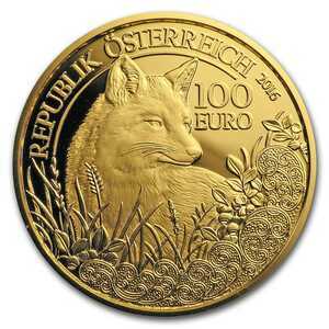  100 Евро 2016 года, Дикая природа в нашем видении – Лиса, фото 1 