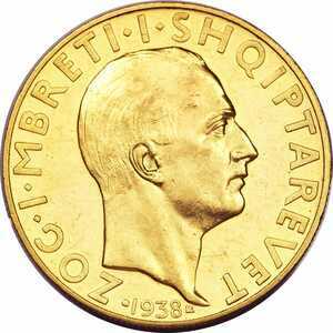  100 франга ари 1938 года, 10 лет правлению Короля Зогу I, фото 2 