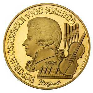  1000 Шиллингов 1991 года, Моцарт. Волшебная флейта., фото 1 