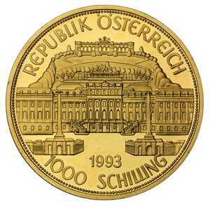  1000 Шиллингов 1993 года, Мария Терезия, фото 1 