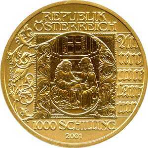  1000 Шиллингов 2001 года, Национальная библиотека, фото 1 