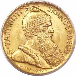  20 франга ари 1926-1927 года, Георгий Кастриоти, фото 2 