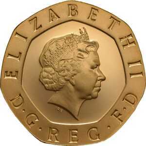  20 пенсов 2002-2008г, Регулярный выпуск, фото 1 