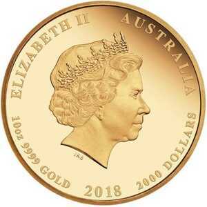  2000 Долларов 2018 года, Монеты с инкрустацией – Феникс, фото 1 