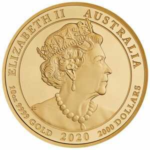  2000 Долларов 2020 года, Монеты с инкрустацией – Тигр, фото 1 