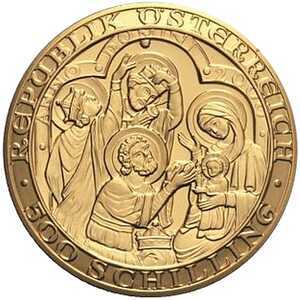  500 Шиллингов 2000 года, 2000 лет Иисуса Христа, фото 1 