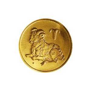  25 рублей 2003 год (золото, Овен), фото 2 