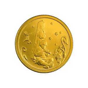  25 рублей 2005 год (золото, Близнецы), фото 1 