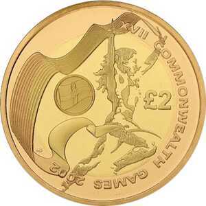  2 фунта 2002г, XVII Игры Содружества, Северная Ирландия, фото 2 