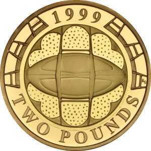 2 фунта 1999г, Чемпионат мира по регби, фото 2 