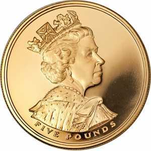  5 фунтов 2002г, Королевский золотой юбилей, фото 2 