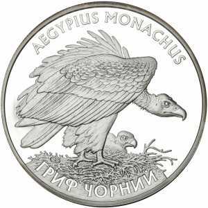  10 гривен 2008 года, Гриф черный, фото 2 