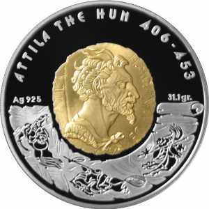  100 Тенге 2009 года, Атилла, фото 2 