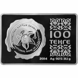  100 Тенге 2014 года, 8 марта, фото 1 