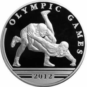  100 Тенге 2010 года, ОИ 2012. Вольная борьба, фото 2 