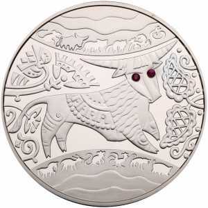  5 гривен 2009 года, Год Быка, фото 2 