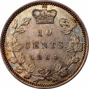  10 центов 1862 - 1864 годов, фото 2 